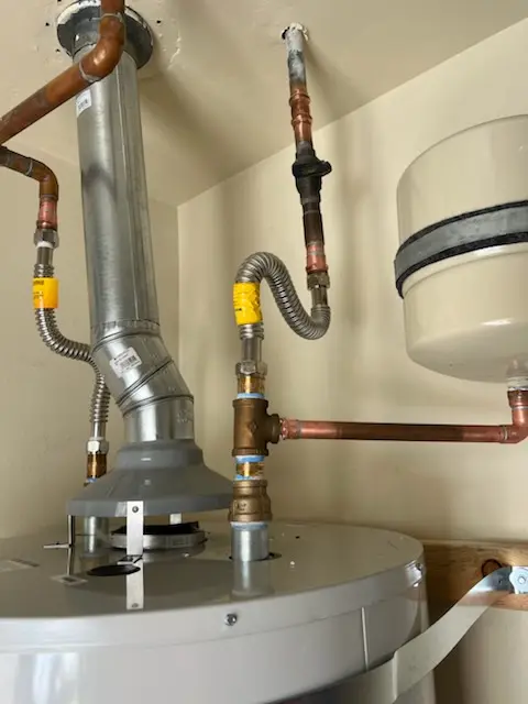Water heater installation and plumbing repair in East Worthington